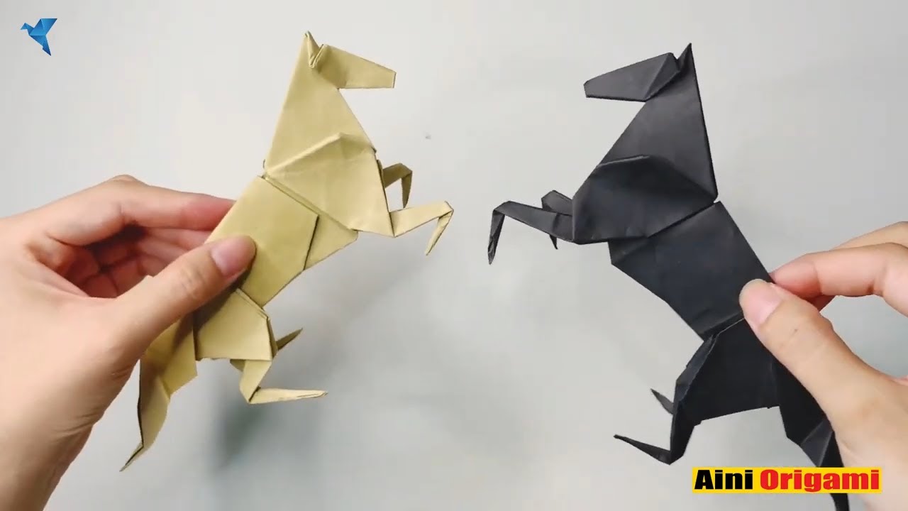 Origami Cheval | Comment faire un cheval en origami