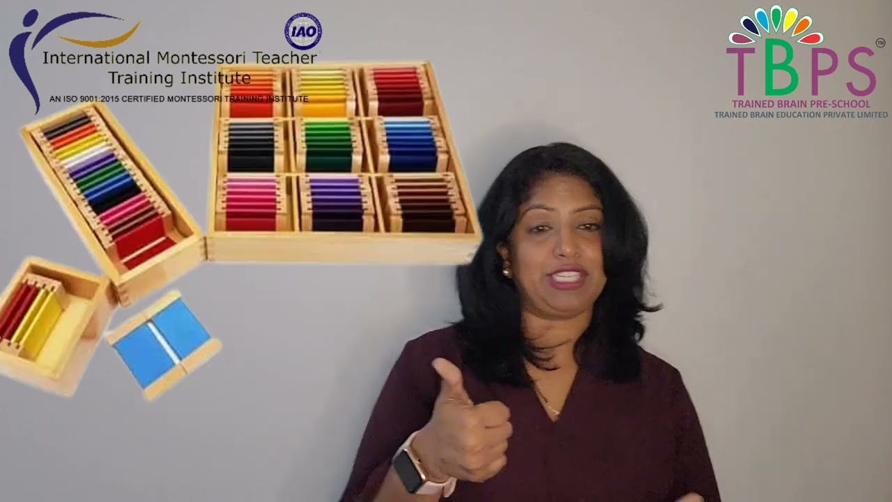 Montessori Sensorial Materials | Teacher Training | Divya Madhukar | IMTTI | TBPS | Trainedbrain