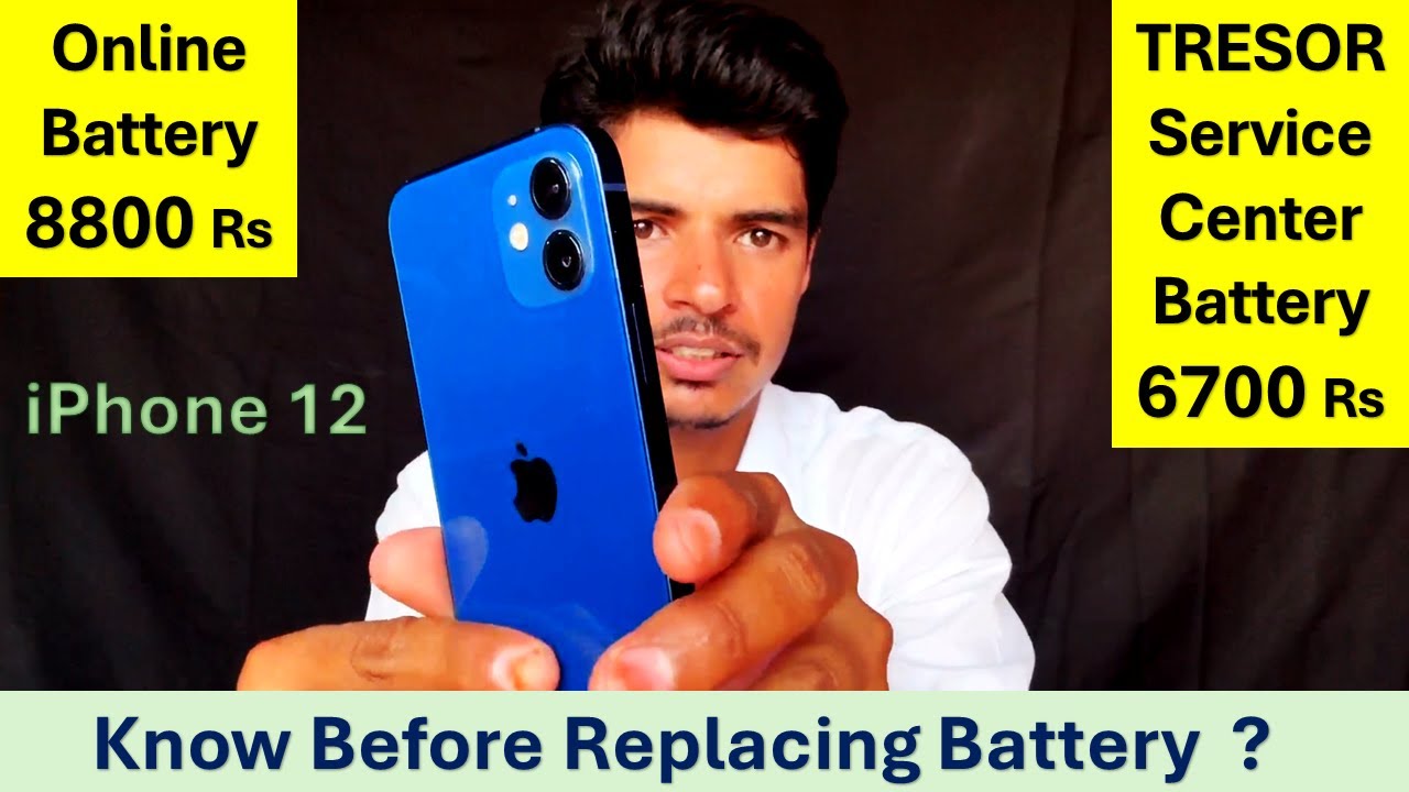 📱How To Solve iPhone Battery Issue | iPhone Battery Replacement Cost in India - iPhone 12🔋
