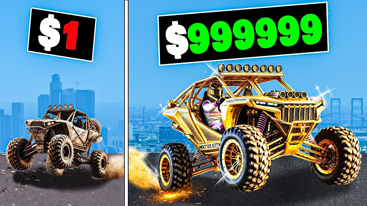 $1 to $1,000,000 Side by Side in GTA 5