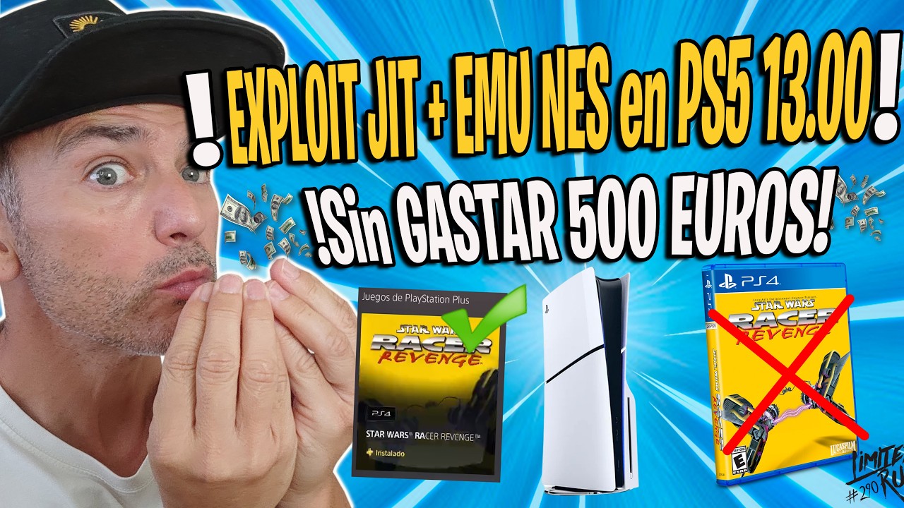 &iexcl;POR FIN! Exploit JIT PS5 13.00 para TODOS y ya corre EMULADOR NES sin gastar 300 euros - NOTICIA