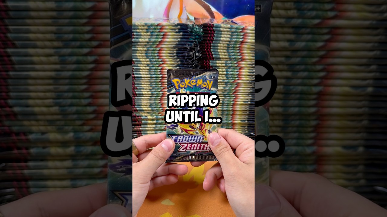 Ripping Until I&hellip; Episode 34 | Crown Zenith #pokemon #pokemoncards
