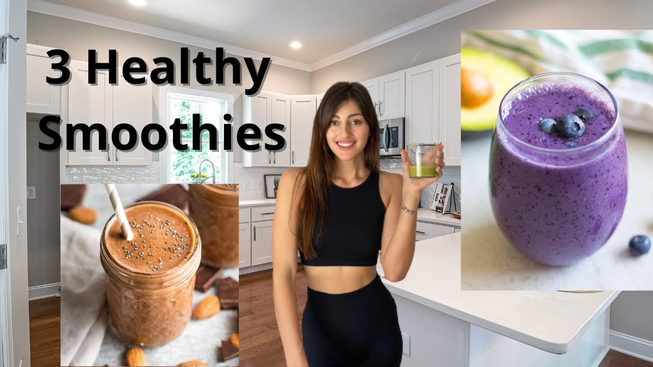 3 Υγιεινά Smoothie (εύκολα& πεντανόστιμα) | Vasiliki Tsertseli