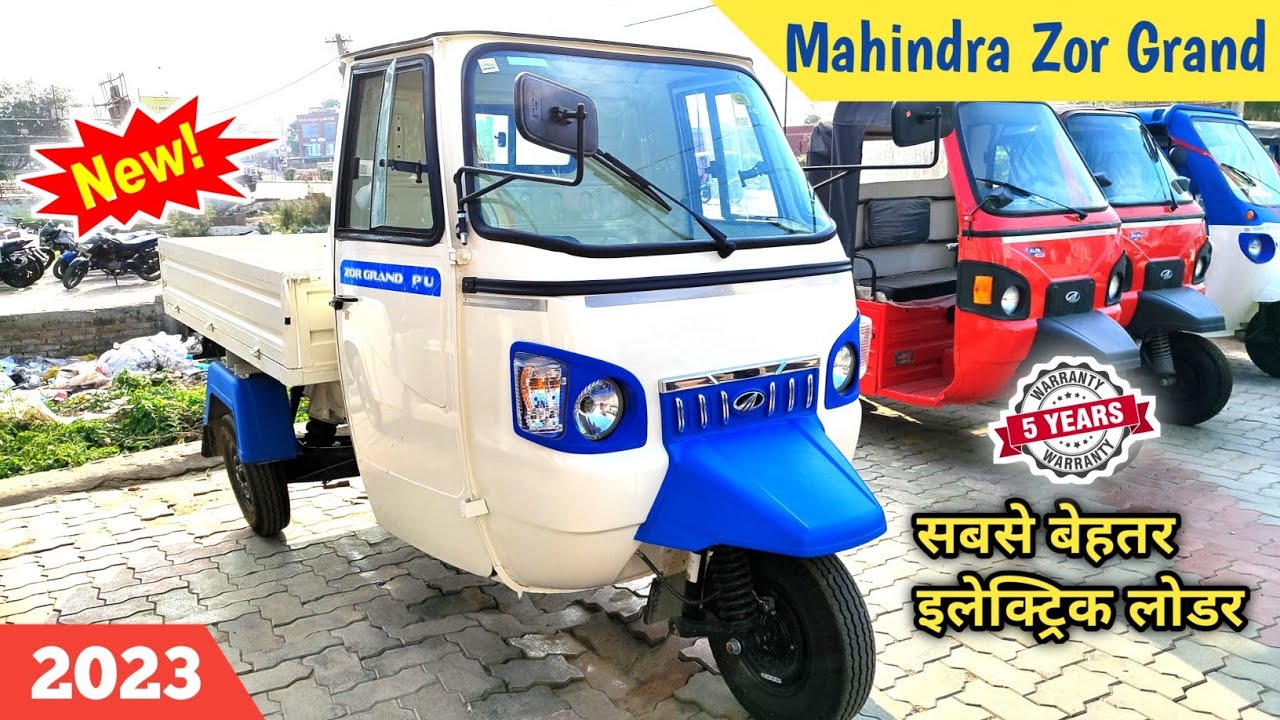 Mahindra Zor Grand Pu 2023💥 Best Electric loader Cargo