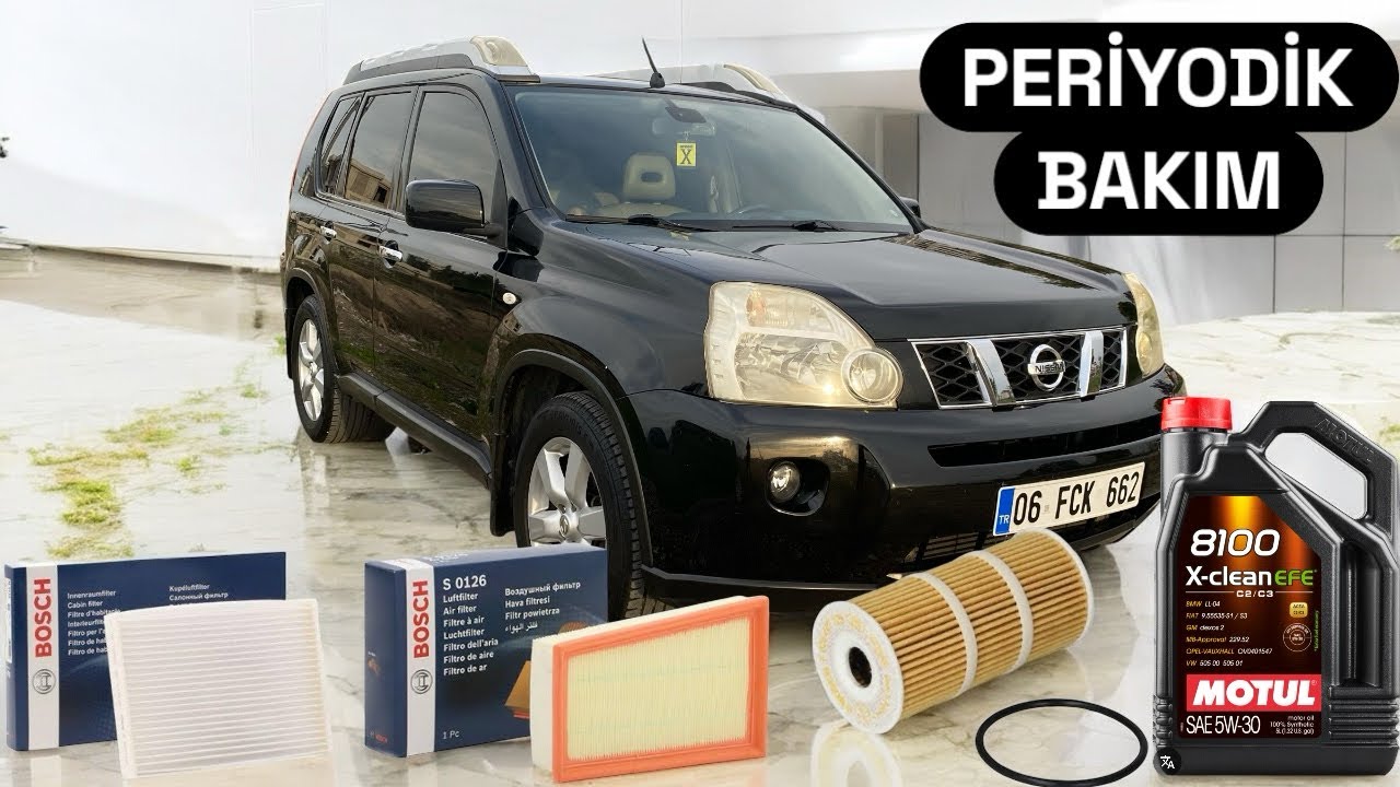 Yağ bakımı nasıl yapılır Nissan x-trail 2.0 dci 4x4