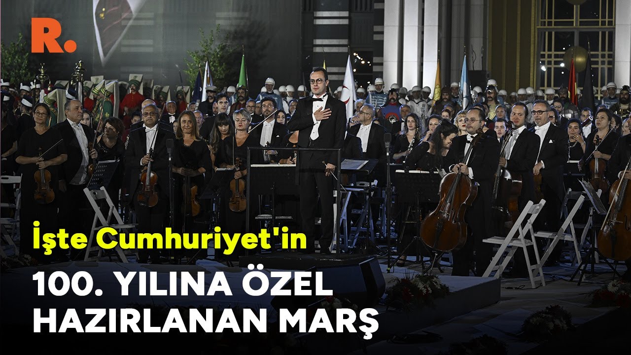 Cumhuriyet’in 100. yılına özel marş ilk kez seslendirildi