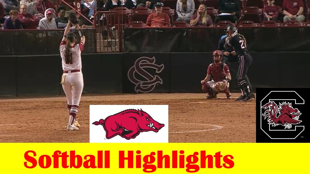 #14 Arkansas vs #25 South Carolina Softball Game 1 Highlights, April 12 2024
