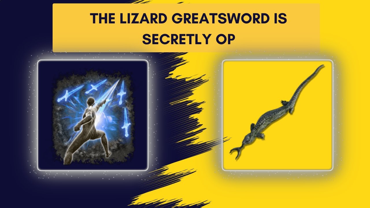 The Lizard's Lunge: Elden Ring's Most Unique Greatsword?