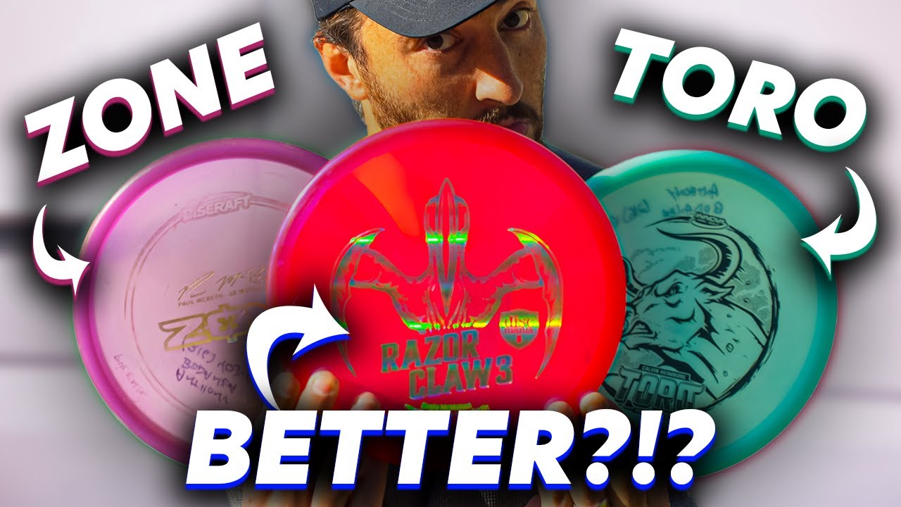 Обзор Razor Claw 3 против Zone против Toro | Проверьте сами!! // Обзор Discmania Razor Claw 3