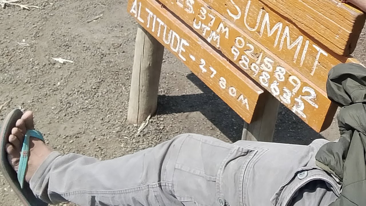 Hiking Mount Longonot wearing slippers. ~ from the Archives 💣💥