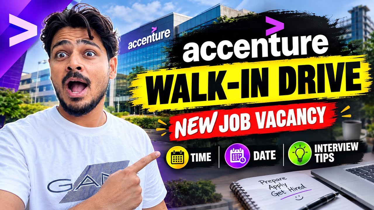Accenture walk-in drive 2026 | How to Get Job At Accenture Gurgaon 