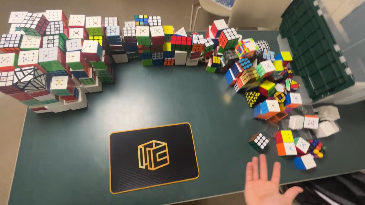 All the Cubes I brought to college!!! 