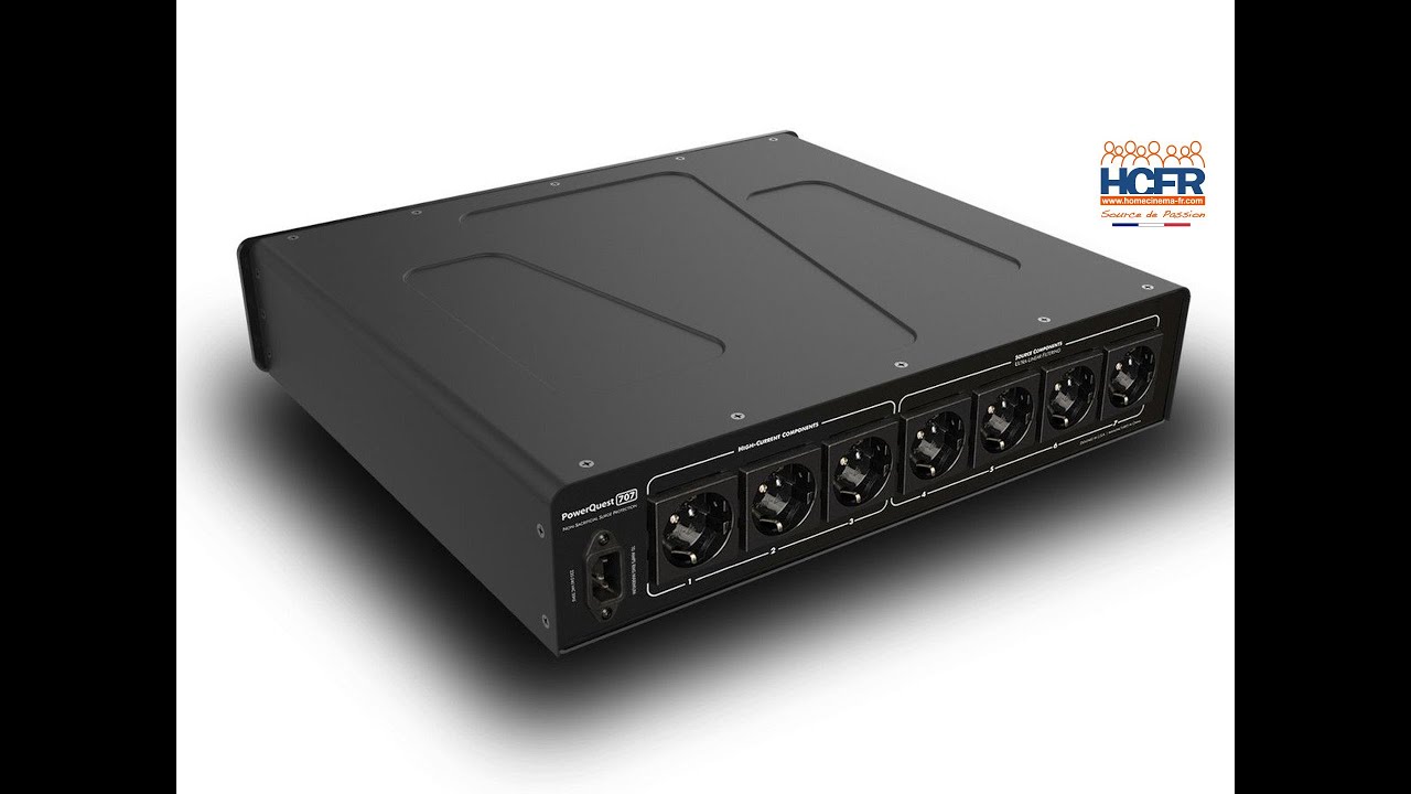 HCFR Unboxing Audioquest Powerquest 707