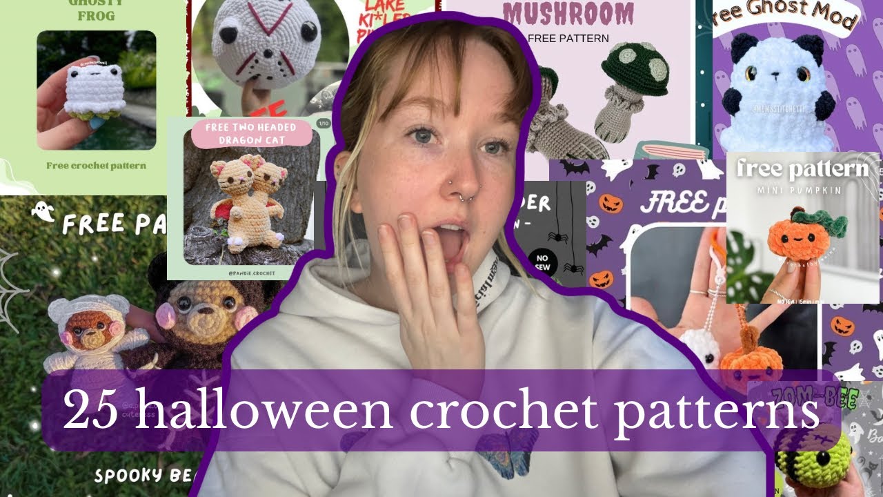 25 halloween crochet patterns🎃free amigurumi patterns