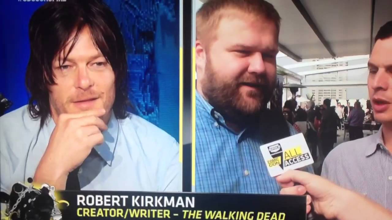 Walking Dead  Star Norman reedus comic con spike TV interview