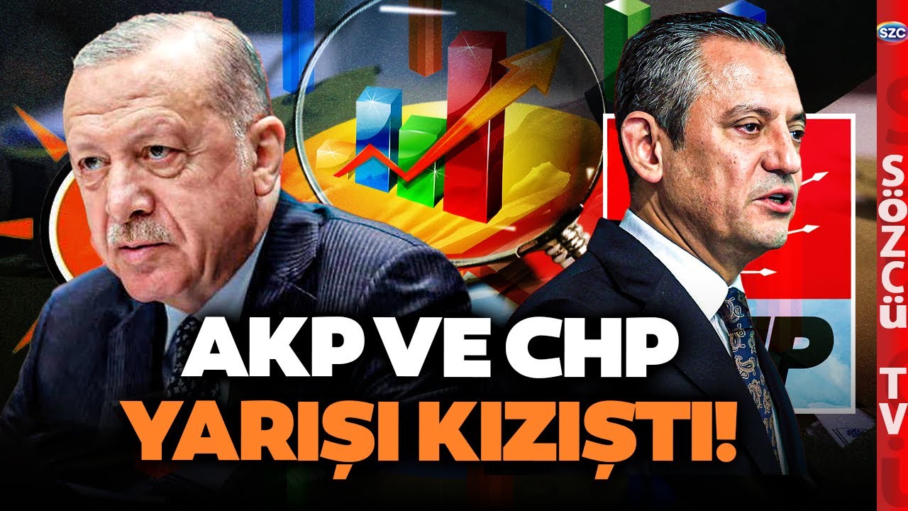 Se&ccedil;im Anketi Şaşırttı! AKP CHP Arasında Başa Baş M&uuml;cadele! MHP Se&ccedil;meni O Partileri Se&ccedil;ti