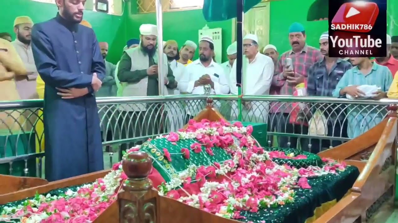 Dargah kazipet Jumma Mubarak Baad Salam Pashi Hazrat Syed Shah Afzal Biabani R.A Sarkar