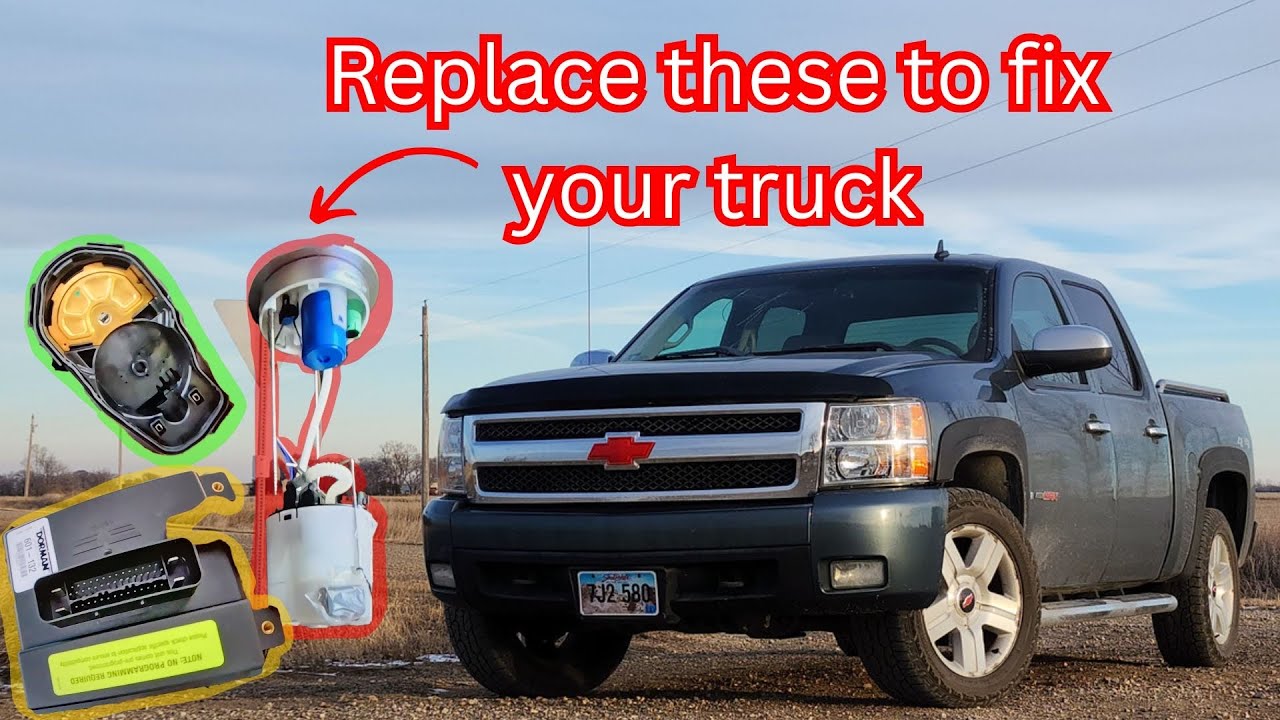 Silverado 07-13 P069E FIX, Fuel Pump, TB Position Sensor and Fuel Pump Control Module, Replaced.