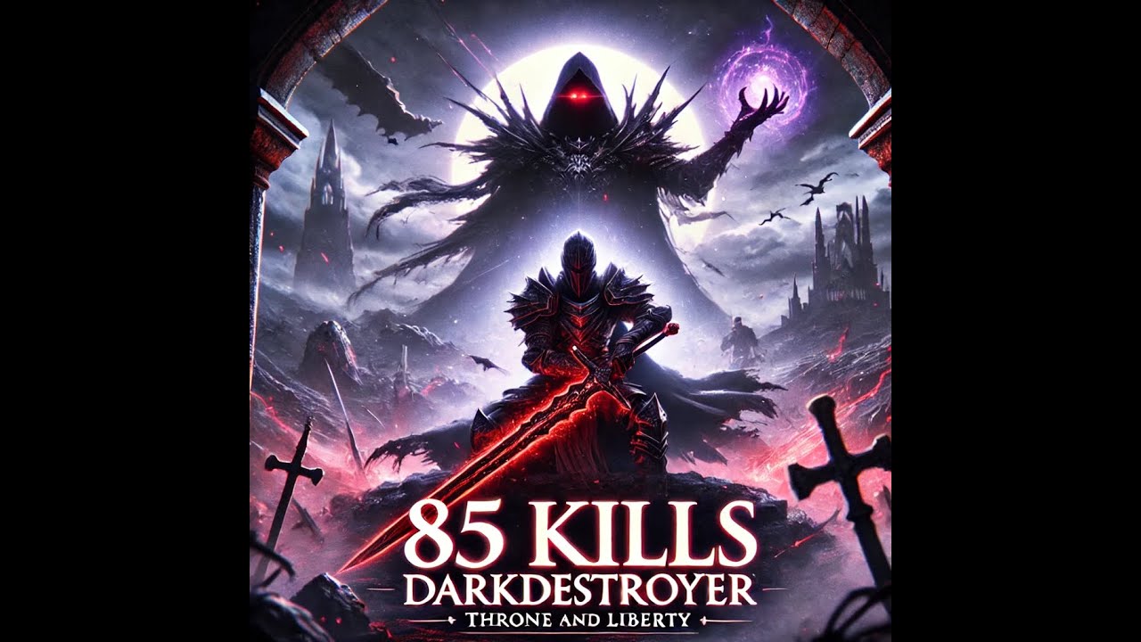 전쟁 85 KILLS Dark destroyer  GS/DAGGER pvp Throne and Liberty (쓰론앤리버티) 등급 1