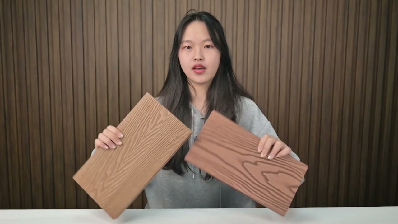 New technology WPC 3D embossed Wood Plastic Composite Outdoor Wpc Composite Decking