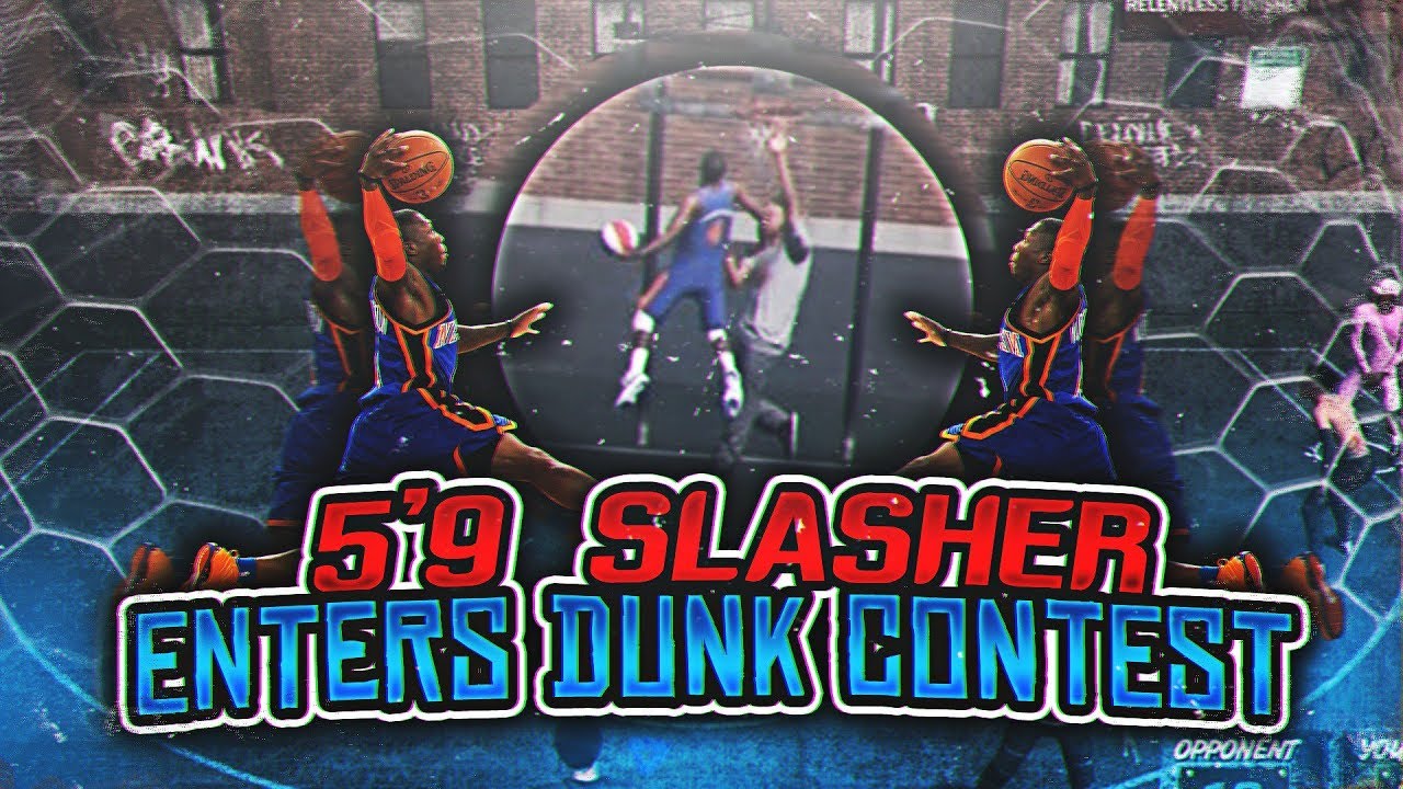 5'9 MIDGET SLASHER ENTERS A PARK DUNK CONTEST! NATE ROBINSON WINS ANOTHER DUNK CONTEST?! NBA 2K18