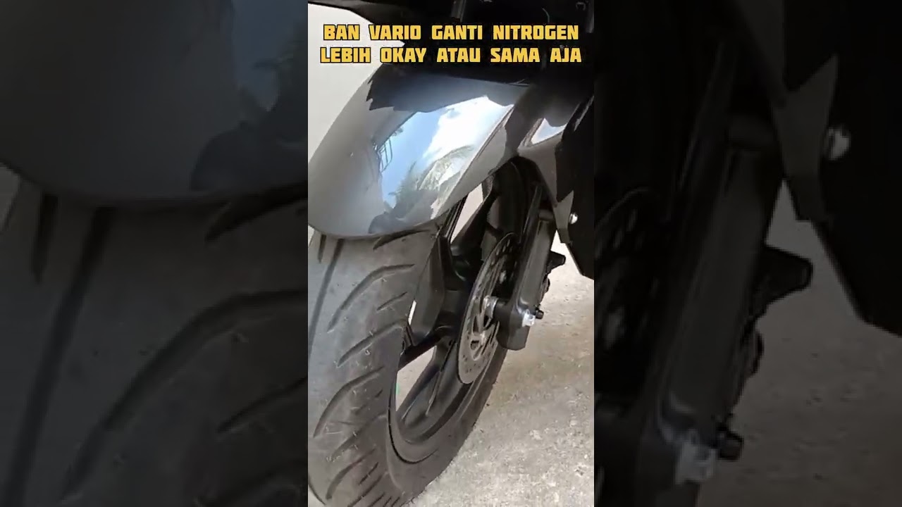 Vario 160 isi angin ban pake nitrogen, emang ngaruh? #indonesia #vario #vario160cc2022 #honda