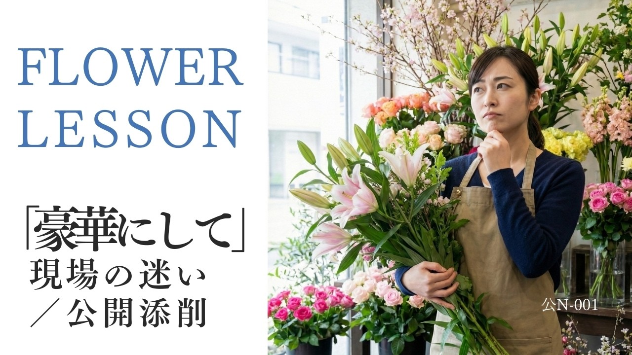 【公開添削】「豪華」の正解って何？現場の迷いと、69才からの挑戦