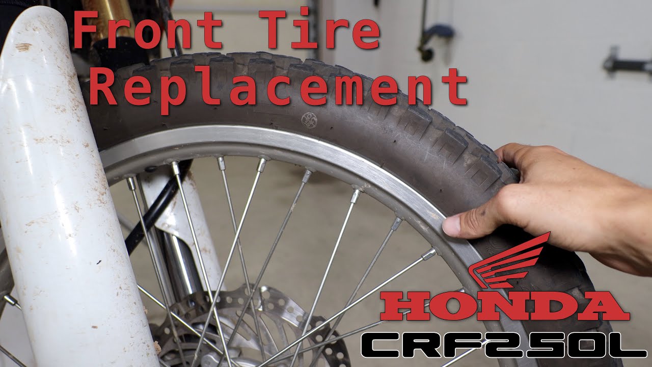 Front Tire Replacement | Honda CRF250L