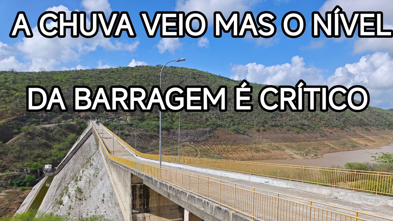 Barragem Jucazinho: Chuvas trazem alívio tímido, mas nível de 1,92% mantém alerta crítico no Agreste