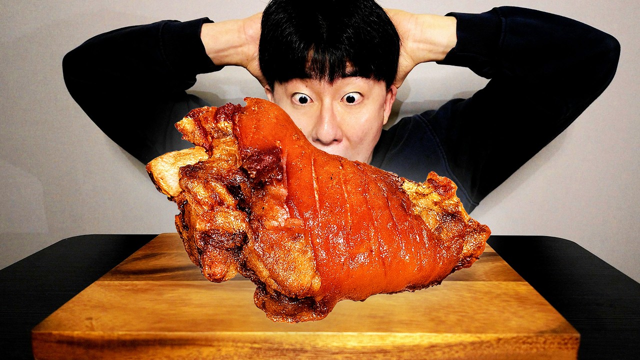 통족발 슈바인학센 먹방 ASMR Schweinshaxe Muckbang #먹방 #asmr #야식 #야식메뉴