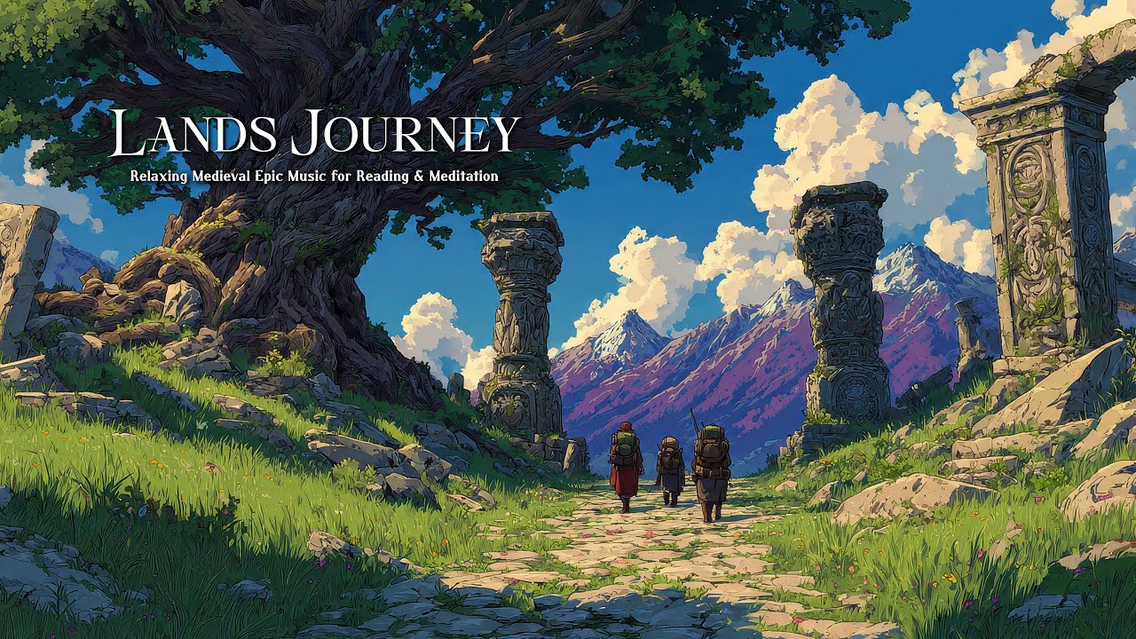 Lands Journey | Relaxing Medieval Epic Music for Reading & Meditation