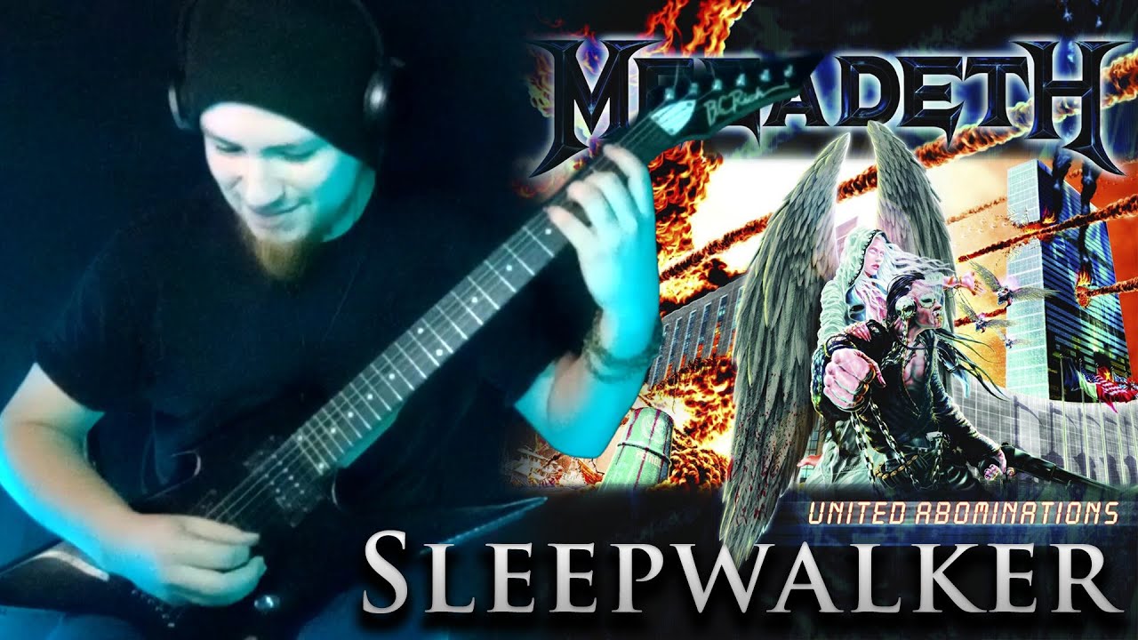 SLEEPWALKER - #MEGADETH - GUITAR COVER - BY HUGO J. MEZA #UnitedAbominations