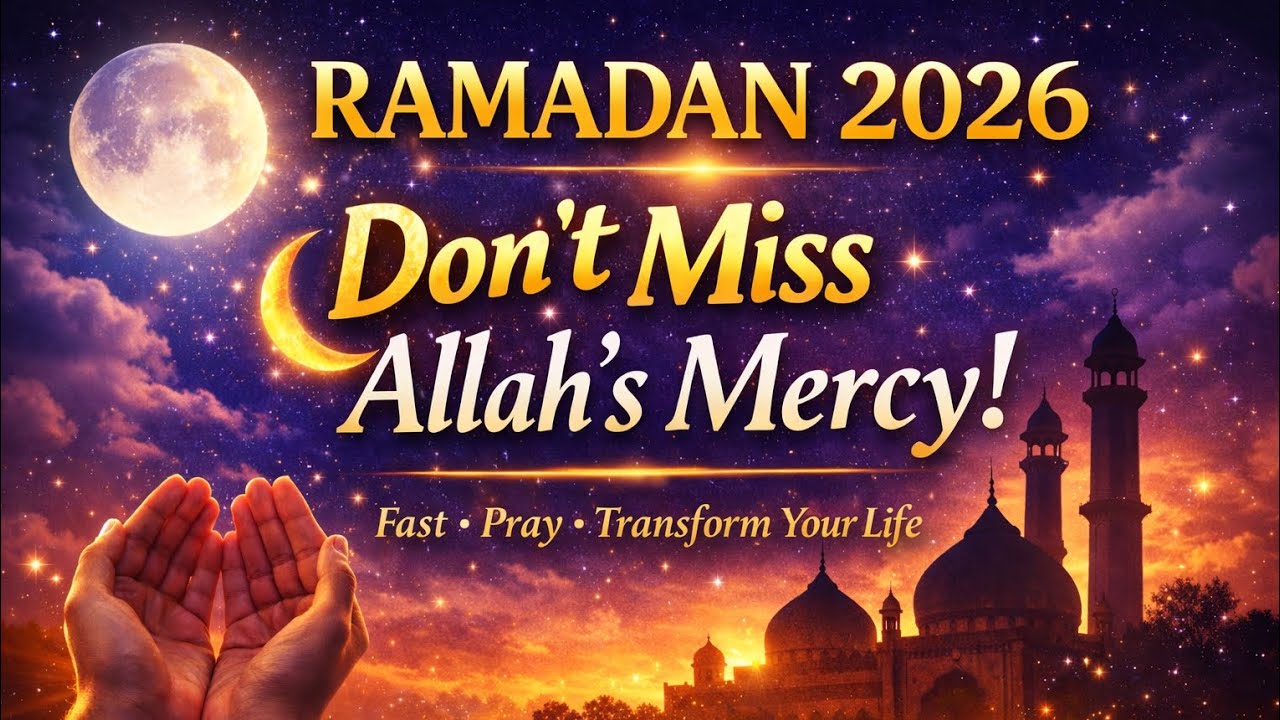 Ramadan: Allah’s Mercy Is Calling You” ⭐ (strong & emotional)