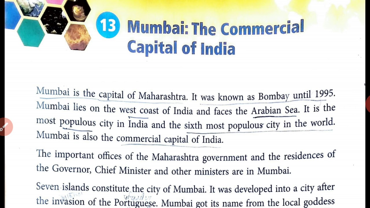 Class 3 Sst chapter 13 ( Mumbai The commercial Capital of India)