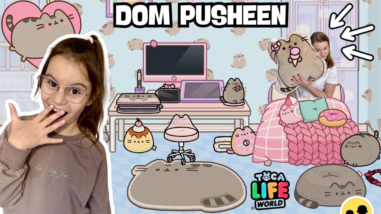 Urządzamy przytulny dom dla Pusheen💖 Nowe dodatki w Toca Boca💖