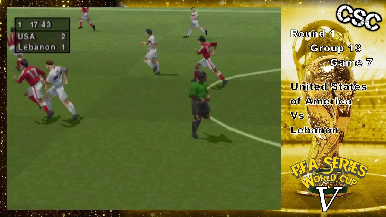 Fifa Series World Cup V: United States of America Vs Lebanon
