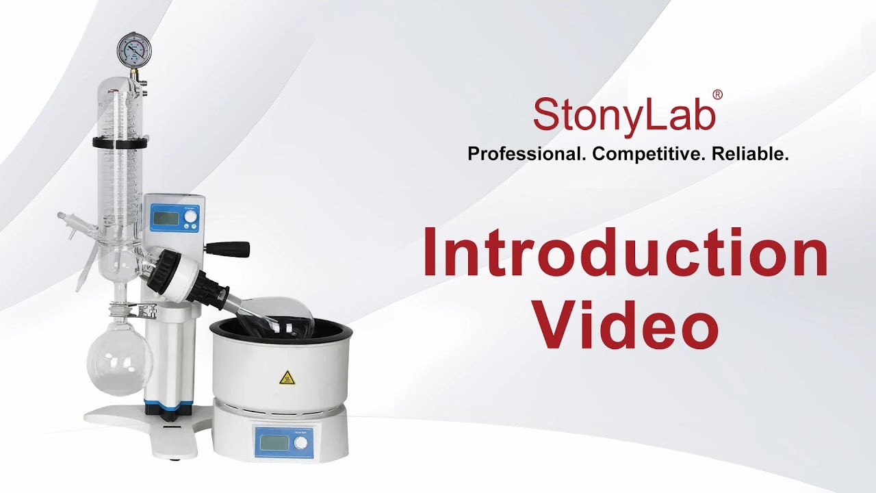 Роторный испаритель StonyLab для эффективной регенерации растворителя и вакуумной дистилляции! 🧪⚗️🌪️