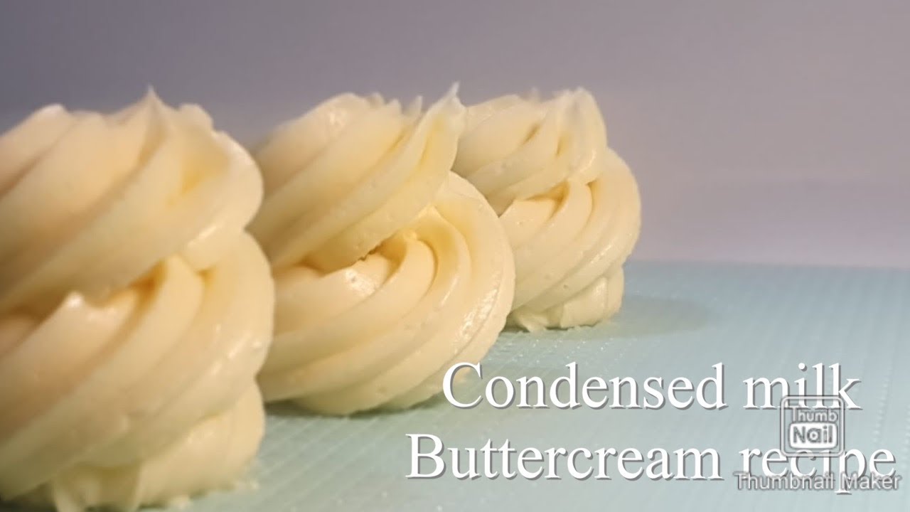 Condensed Milk Buttercream| Russian Buttercream | 3-ingredients recipe