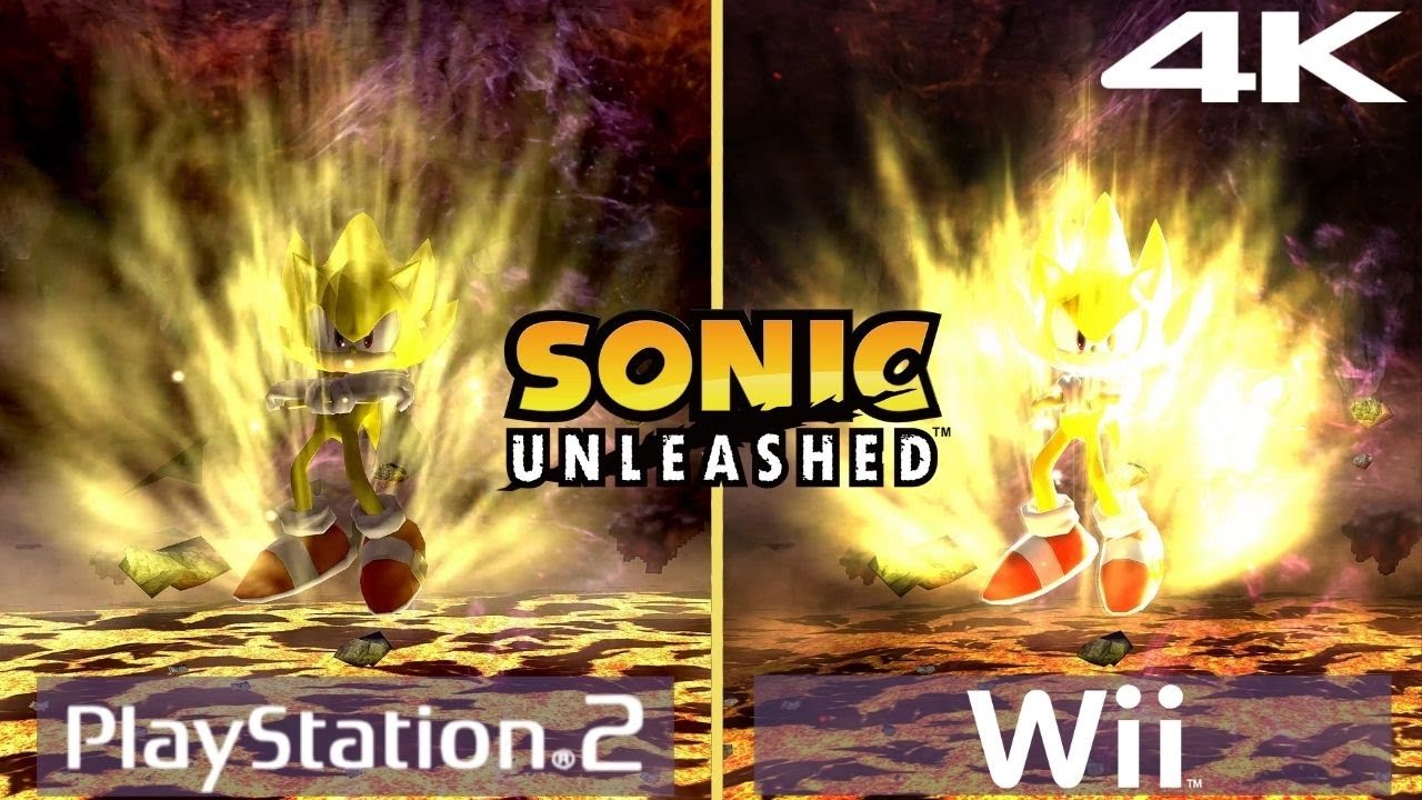 【PS2/Wii】Sonic Unleashed (Sonic World Adventure) | PCSX2 & Dolphin Emulator 4K Gameplay Comparison