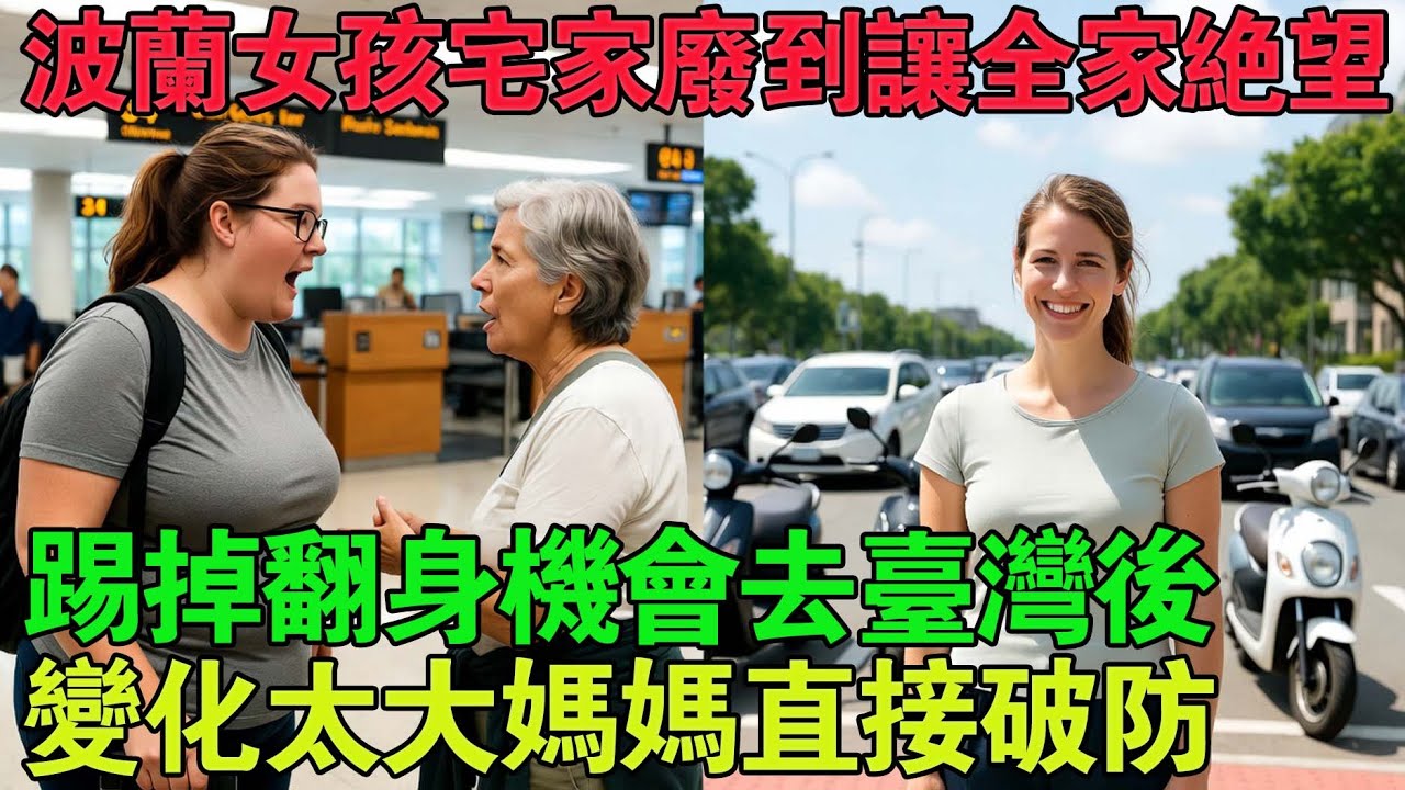 整天宅在家讓人擔心的波蘭女兒!踢掉人生翻身機會跑去台灣後,徹底改變的模樣讓媽媽震驚