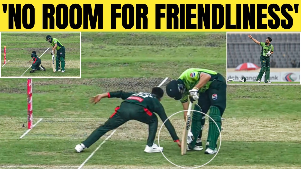 Salman Ali Agha fumes at Mehidy Hasan Miraz after controversial run-out |Sports Today