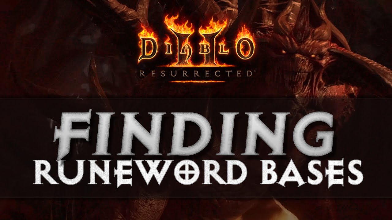 [РУКОВОДСТВО] ПОИСК БАЗ РУННЫХ СЛОВ - Diablo 2 Resurrected