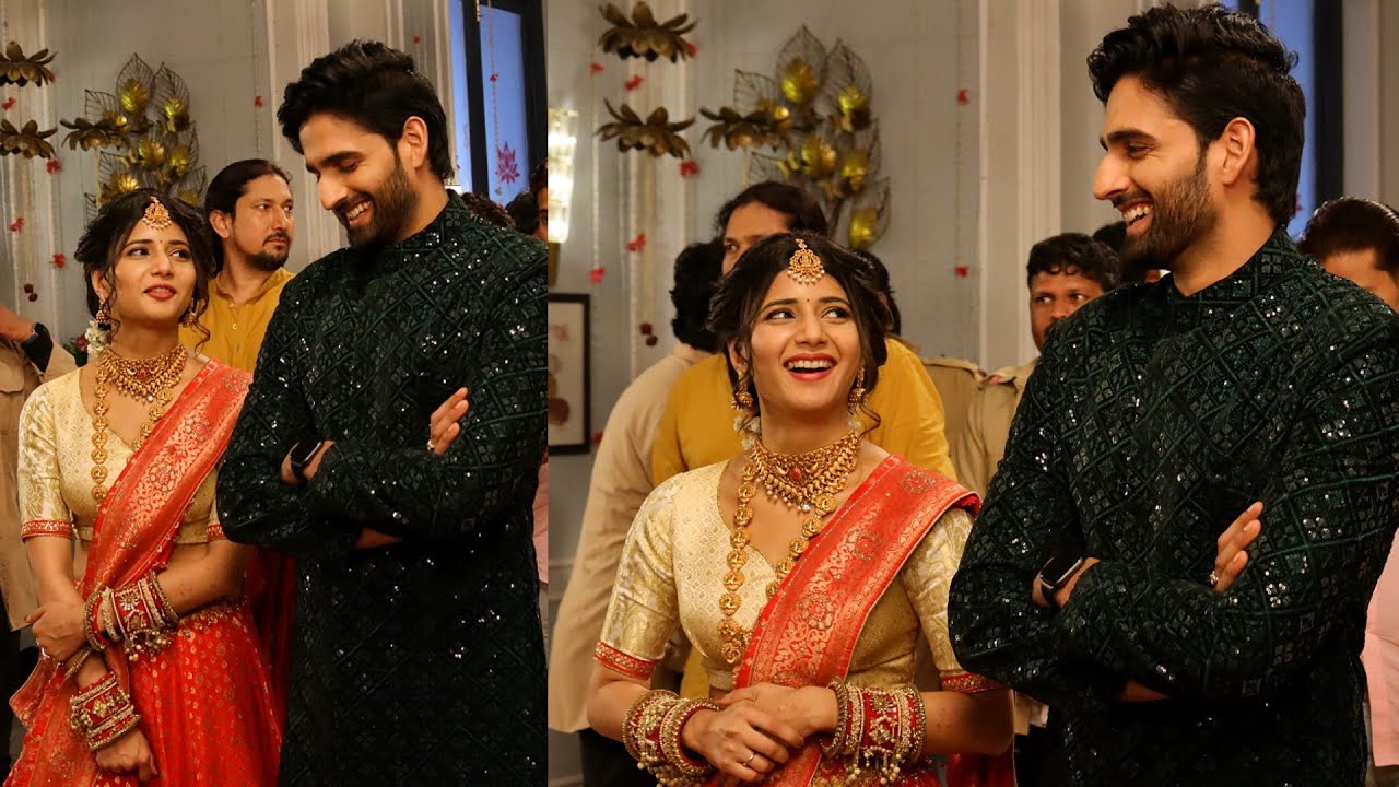 Saavi ki Savaari | BTS | Samridhi Shukla | Farman Haider | Lakshmi Pooja sequence shoot | Colors |