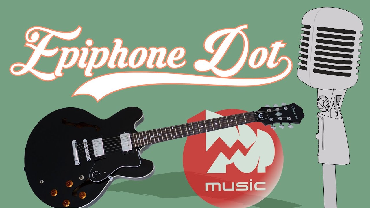 Электрогитара EPIPHONE DOT EBONY CH (Archtop Electric Guitar )