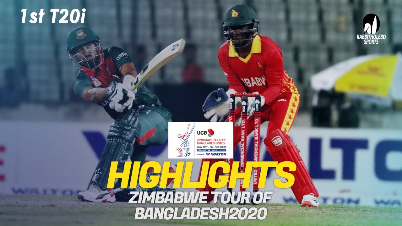 Highlights | Bangladesh vs Zimbabwe | 1st T20I | Zimbabwe tour of Bangladesh 2020