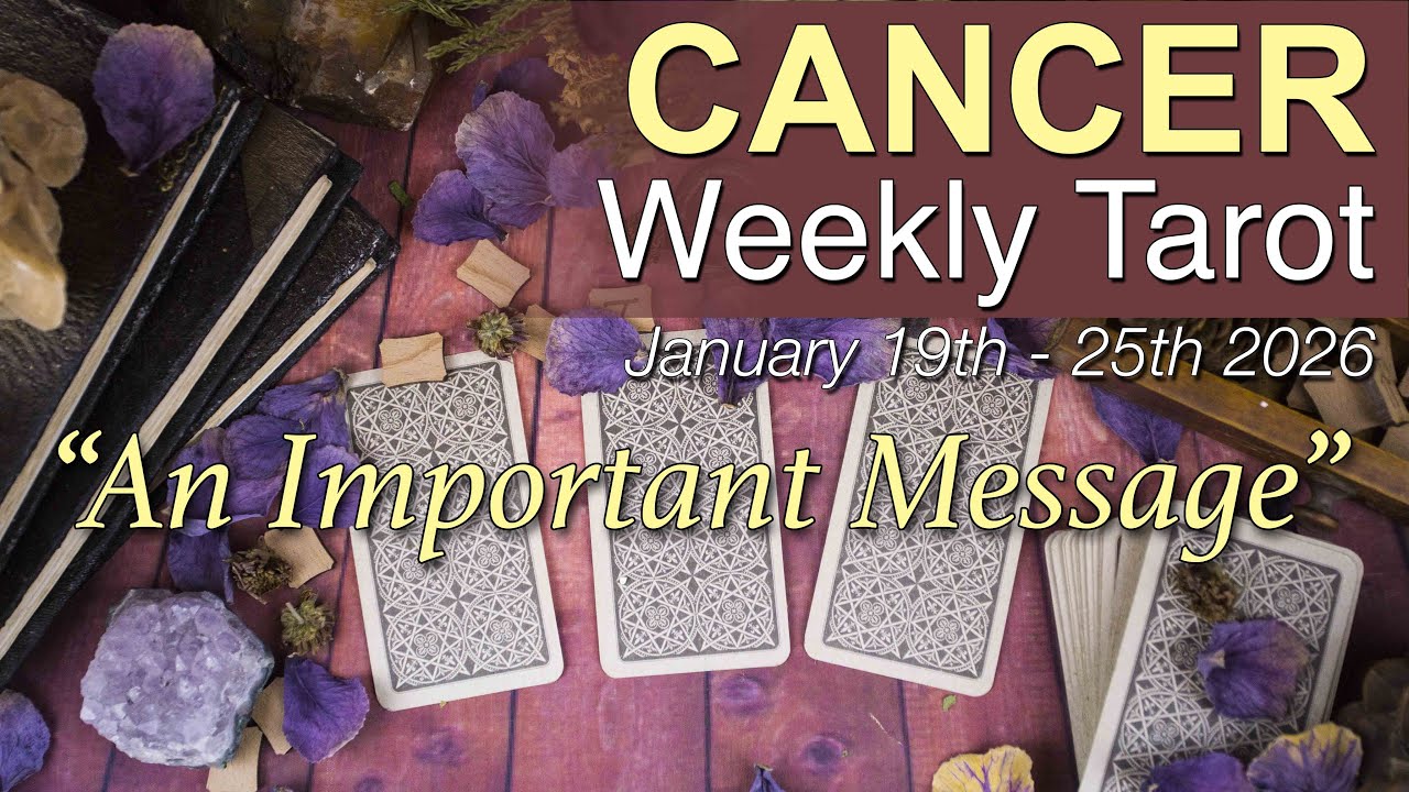 CANCER Weekly Tarot 'A KARMIC LESSON IS LEARNED!