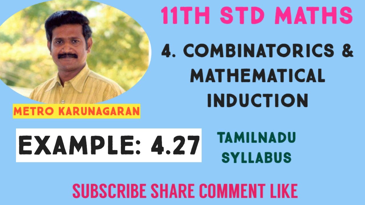 11th Std Maths Example 4.27 If 10Pr= 7P r+2 find r