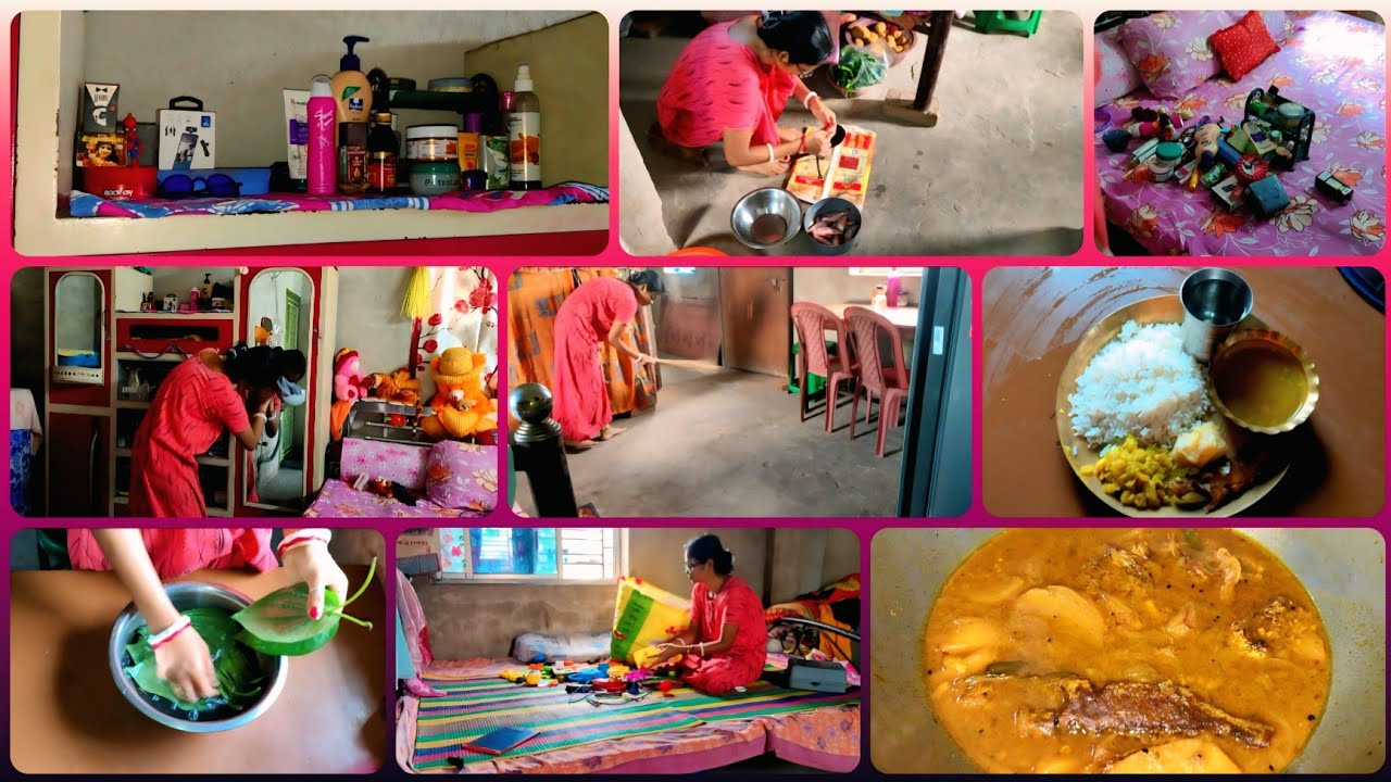 অগোছালো শোকেসটাকে আজ নতুন রুপ দিলাম‍॥সংসারের কাজ করতে করতে হাঁপিয়ে যাই আজকাল,তাও দুঃখ বোঝার লোক নেই
