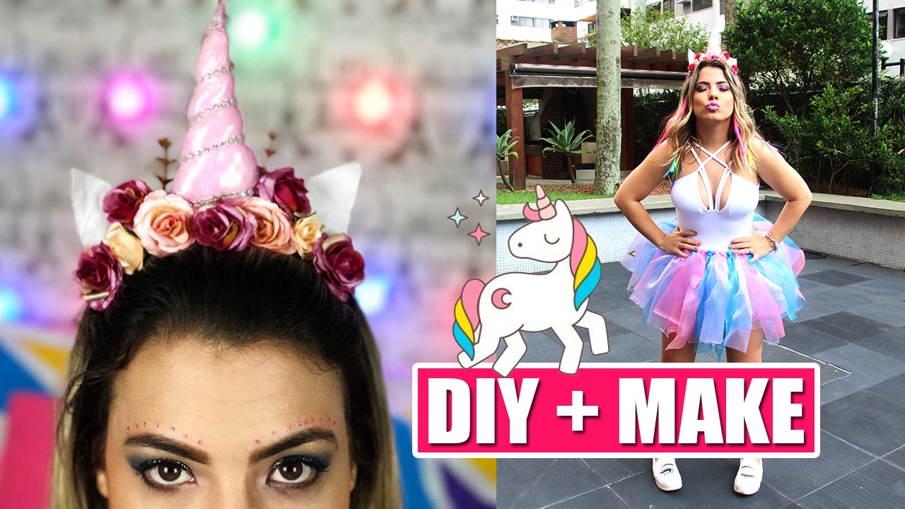 Костюм и макияж единорога своими руками для карнавала | Кэти Кастричини