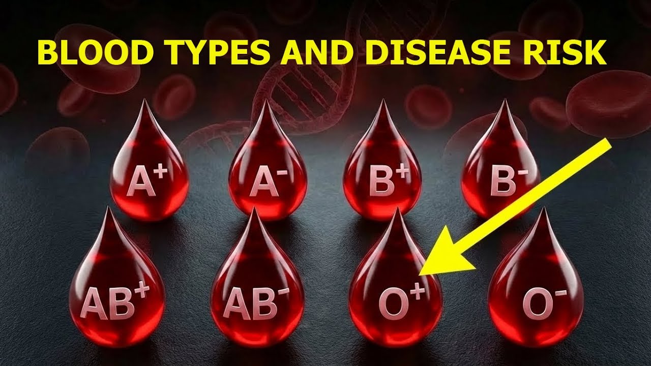 New Discoveries About BLOOD TYPES and DISEASE RISK